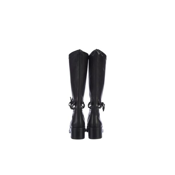 9.5/39.5 Chanel 2016 Interlocking CC Logo Riding Boots - Picture 3 of 4